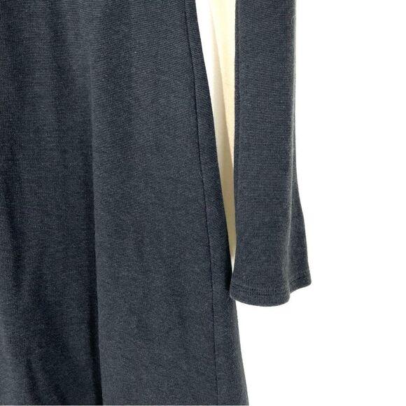 HORNY Toad Long Sleeve Black Crossover Wrap Dress - Picture 6 of 13